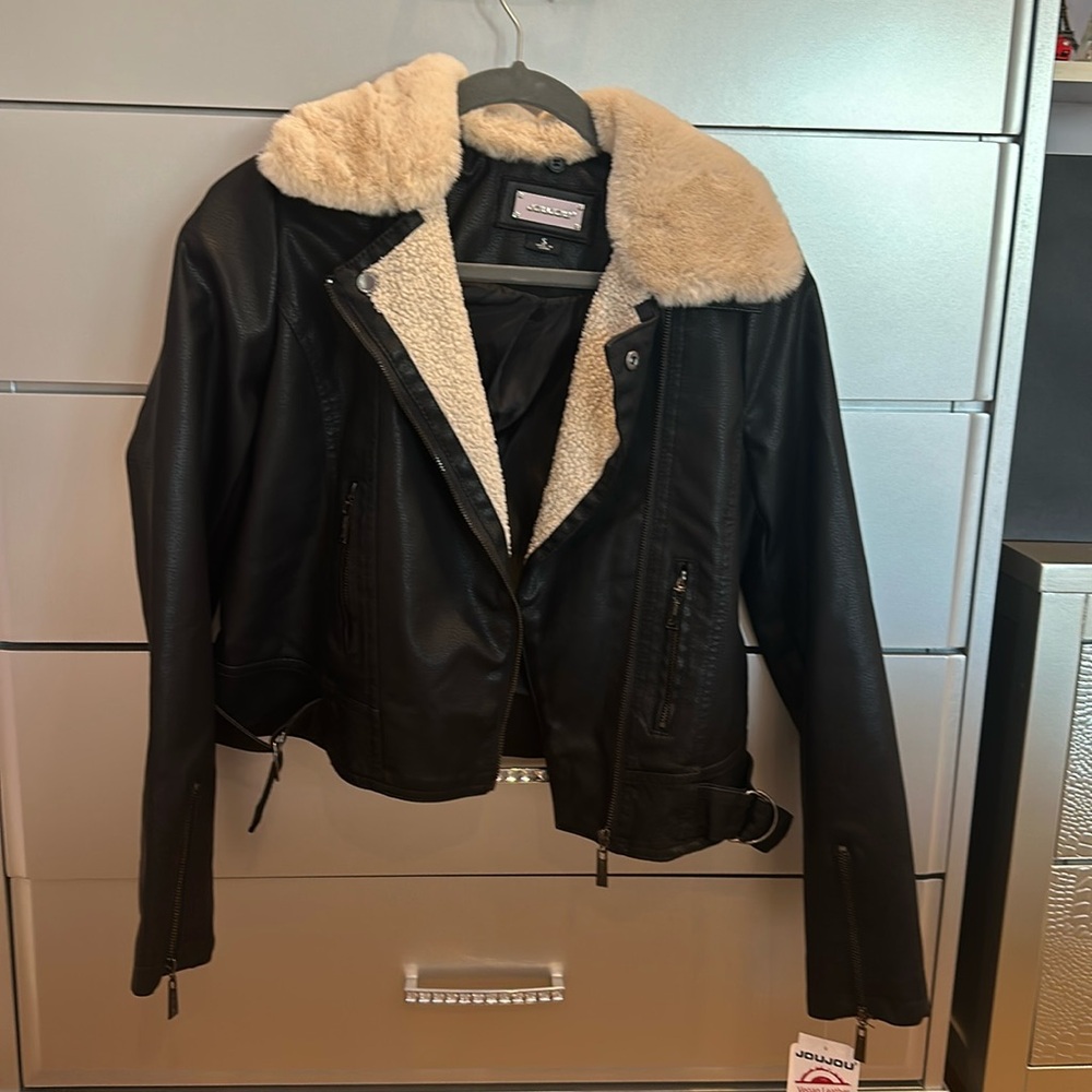 Faux Leather Jacket